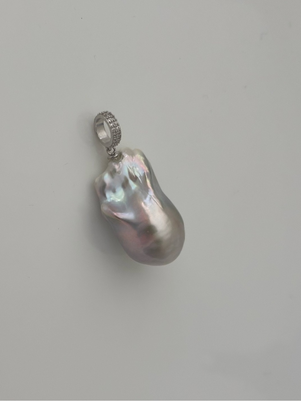 Baroque Pearl Silver Pendant